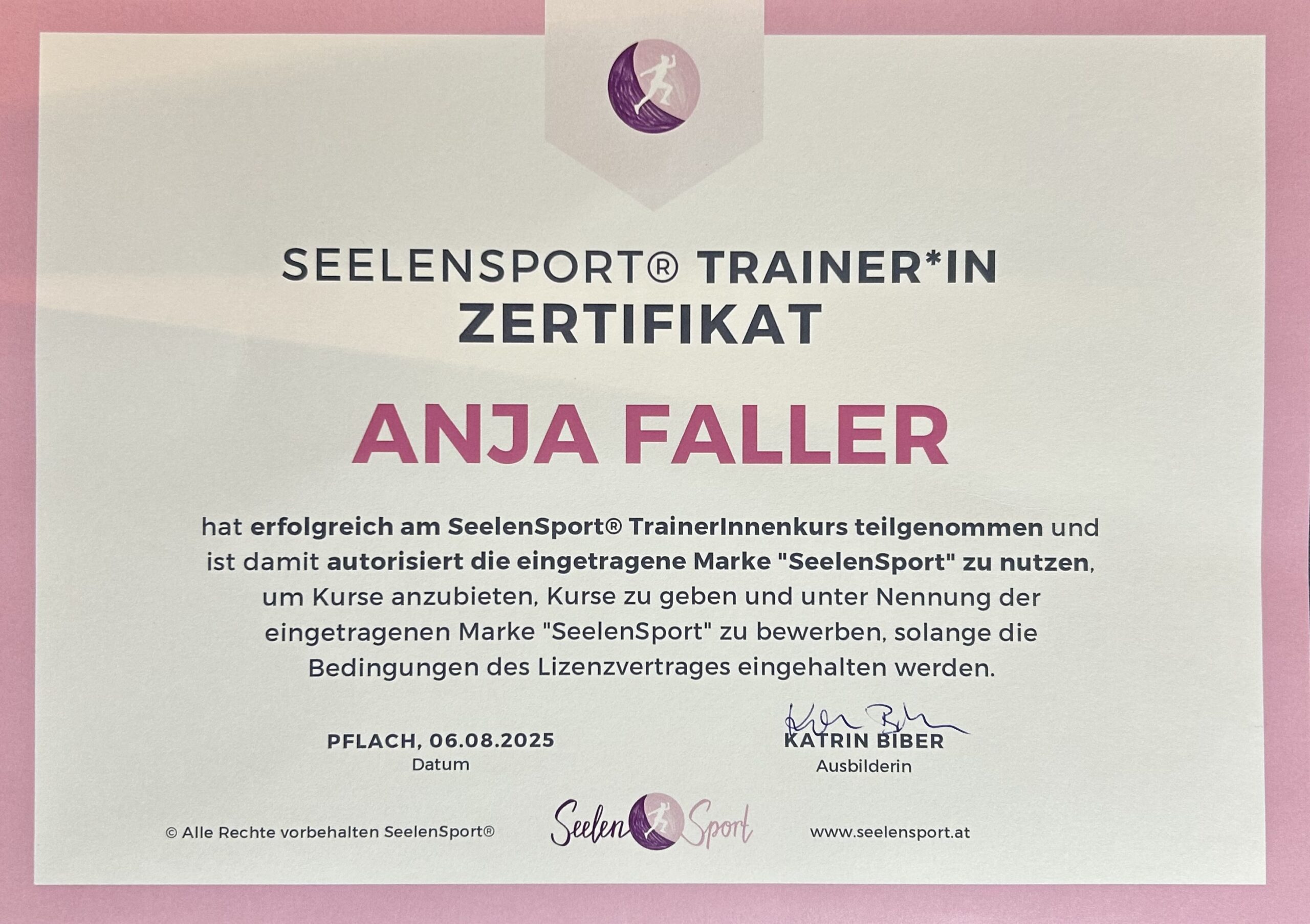 Seelensport-anja-faller_Zertifikat